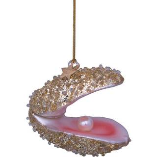 Mundblæst Juleornament Østers