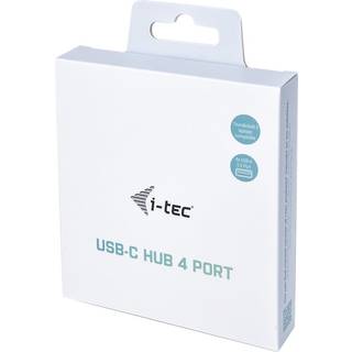 I-Tec USB-C 3.1 Metal HUB USB hub - USB 3.2 - 4 ports - Grå