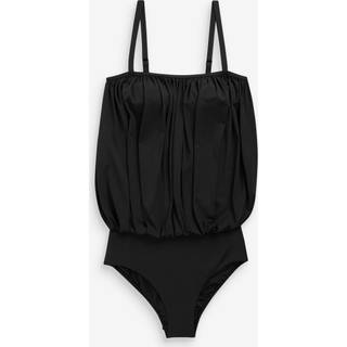 Next Black Print Blouson Shaping Swimsuit