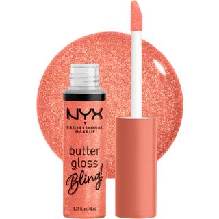 NYX Professional Makeup Butter Gloss Bling Læbeglans glitrende Skygge 02 Dripped Out 8 ml - 8 ml