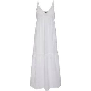 Pieces - Hvid - Pcastina Strap Maxi Dress Sww Bc - Small
