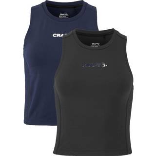 Craft 1914665 rush 2.0 crop singlet w Herre Navy XL
