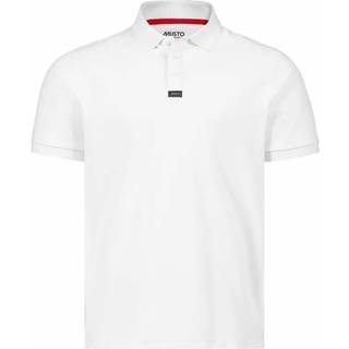 Polo shirt Musto Essential Pique, White, herre, Small