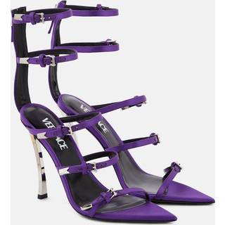 Versace Pin-Point leather sandals - purple - EU 37
