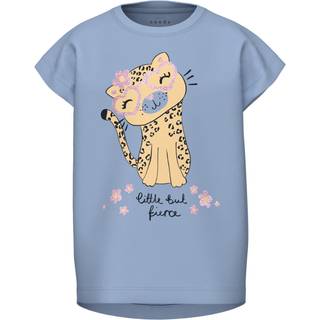Name It Chambray Blue Little But Fierce Top - Str. 4y 104cm