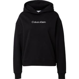 Cotton Terry Logo Hoodie - Black - XXS