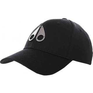 Moose Knuckles Logo Icon Cap in Black & Nickel | Moose Knuckles - One Size