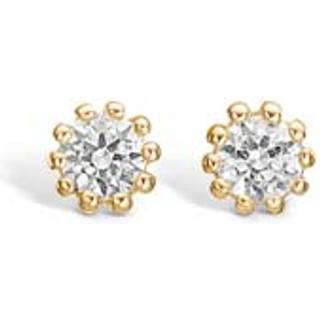 Blossom Copenhagen 9 kt guld ørestikker med kubisk zirkonia