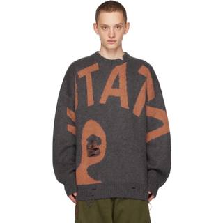 P.A.M P.A.M | Mutate Distressed Knit | Knitwear | NAKED Copenhagen Multi - Størrelse: M - ASH - Multi - M