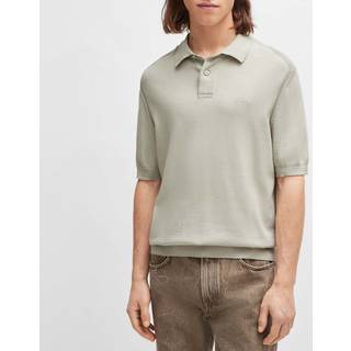 BOSS Asac P Knit Polo T Shirt Beige