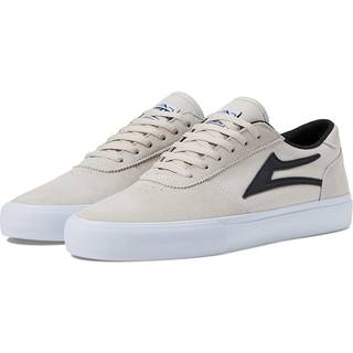 Lakai Manchester Skatesko - 12.0 - white/black suede