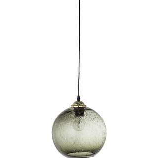 Bloomingville Alber Pendellampe Ø23 Cm - Loftslamper Glas Grøn - 82050371