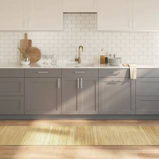 gulvtæppe 70x300 cm rektangulær bambus lys naturfarvet