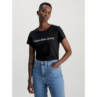 Slim Cotton Logo T-shirt - Black - XXXL
