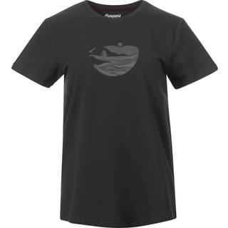 Bergans Women's Nordmarka Organic Cotton Print Tee Dark Shadow Grey/Dark Shadow Grey Sunset, M