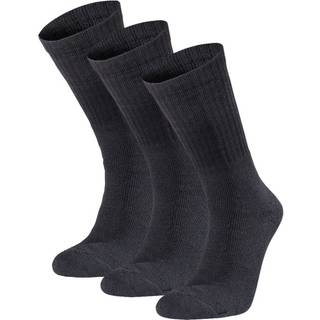 Seger 3-pak Basic Cotton Sock - Black - Str 39/42