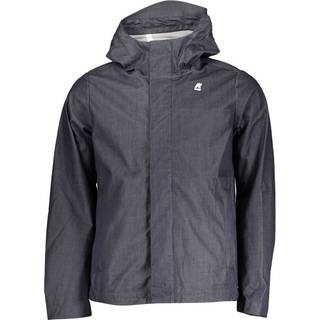 K-WAY Chic Blue Cotton Hooded Sports Jacket