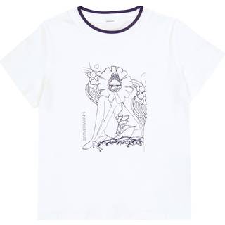 Zimmermann Kids Anneke printed cotton T-shirt - white - Y 2