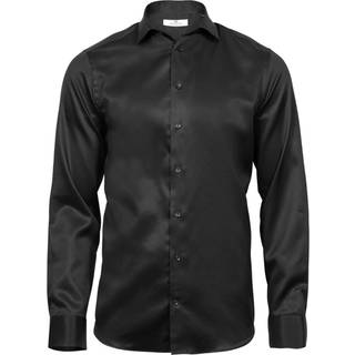 Teejays - Luxury Shirt Slim Fit, Sort, Herre, - Style 4021