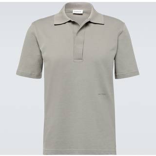 Lanvin Cotton piqué polo shirt - grey - EU 44