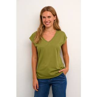 Kaffe KAlise T-shirt - Grøn - Str XS - Damer