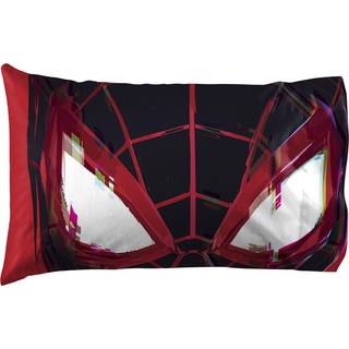 Jay Franco Marvel Miles Morales Gamerverse v?re st?rre 1 enkelt reversibel pudebetr?k - dobbeltsidet b?rn super bl?dt senget?j