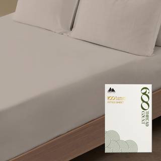 Mayfair Linned King Size Fitted Sheet kun - 100% egyptisk bomuld 600 trådtælling Deep Pocket King Fitted Sheet Fitted Sheet King Størrelse Soft S