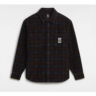 Vans - Ave Long Sleeve Buttondown Shirt, Man, Brown, Size: M - Brown - M