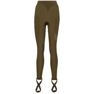 The Attico Jersey and mesh stirrup leggings - green - S