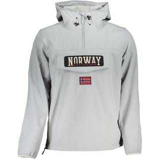 Norway 1963 Gray Soft Shell Hooded Jacket