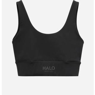HALO Trænings-BH Str. M - Sort, optimal støtte til løb og træning, komfortabel pasform og åndbart materiale