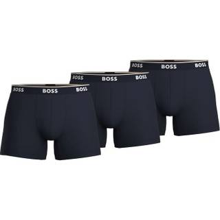 BOSS 3-pak Cotton Stretch Boxer Brief Long - Darkblue - Small * Kampagne *