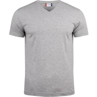 Clique 29035 Basic-T V-neck Gråmeleret M