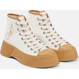 JW Anderson Canvas high-top sneakers - white - EU 40