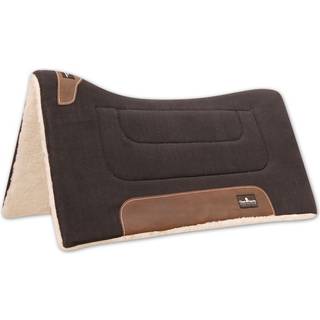 Klassisk hestepr?station Trainer Saddle Pad 2 Brown
