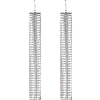 Isabel Marant Crystal-embellished earrings - silver - One Size