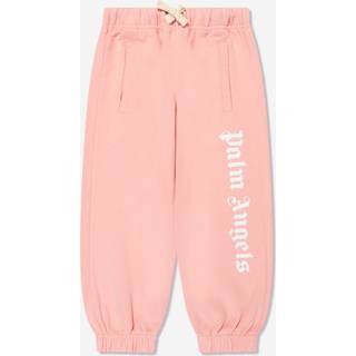 Palm Angels Kids Logo cotton sweatpants - pink - Y 10