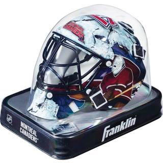 NHL Montreal Canadiens Team Logo Mini Hockey målmaske med sag - Samlibærelig målmaske med officielle NHL -logoer og farver