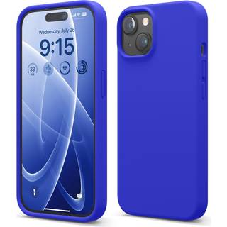 Elago Liquid Silicone Case kompatibel med iPhone 15 Premium Silicone Full Body Protection Case [4-lags anti-shock-struktur] Blød mikrofiberforing