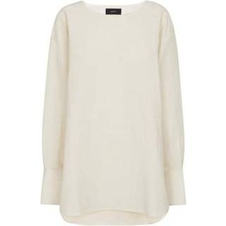 Joseph Bregan cotton and hemp top - white - S