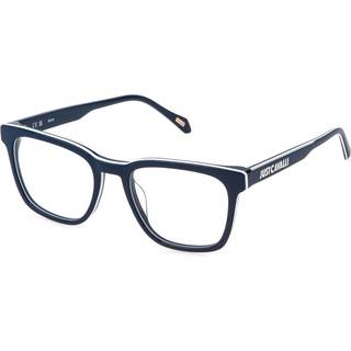 Just Cavalli VJC080 09DD 53 Briller Kvinder Blue - Shiny Blue Multilayer - 53mm