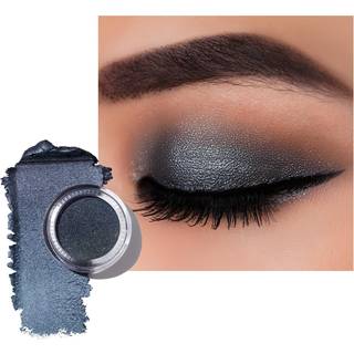 Oulac gr? fl?de ?jenskygge vandt?t st?rkt pigmenteret glitter ?jenskygge med fugtighedsformel ekstremt bl?d cremet struktur let at blande stor ka