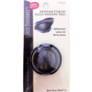 Sort udstr?ling Artisan Color Baked Eyeshadow Trio Marbleized Pearls Luminous Color Wet/Dry Intensity CA3122 Violet Glaze