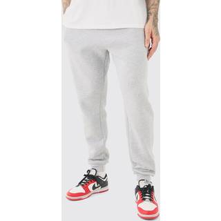 Mens Tall Basic Skinny Fit Joggers In Grey Marl