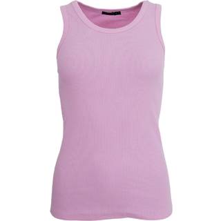 Black Colour - Bcena Rib Tank Top - Rose