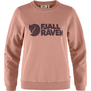 Fjällräven Women's Fjällräven Logo Sweater Sweatere Damer størrelse XS farve pink
