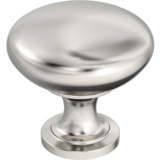Amerock Bp53005pn | Edona 1-1/4 tommer (32 mm) Diameter poleret nikkelskabsknap | Køkkenkabinet Hardware | Møbler hardware | Skuffehåndtag (pakke
