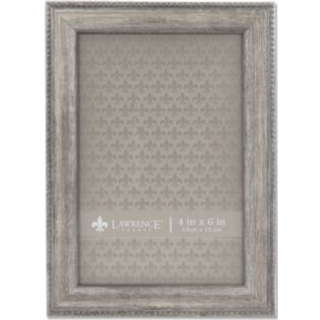 Lawrence rammer klassisk perlebillede ramme 4x6 s?lv