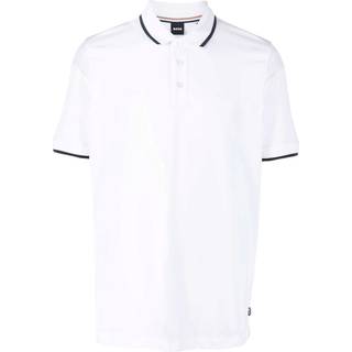 BOSS Black Herren Polo-Shirt weiß - weiß