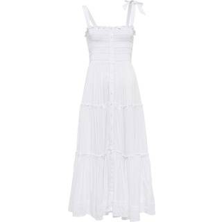 Poupette St Barth Triny midi dress - white - L